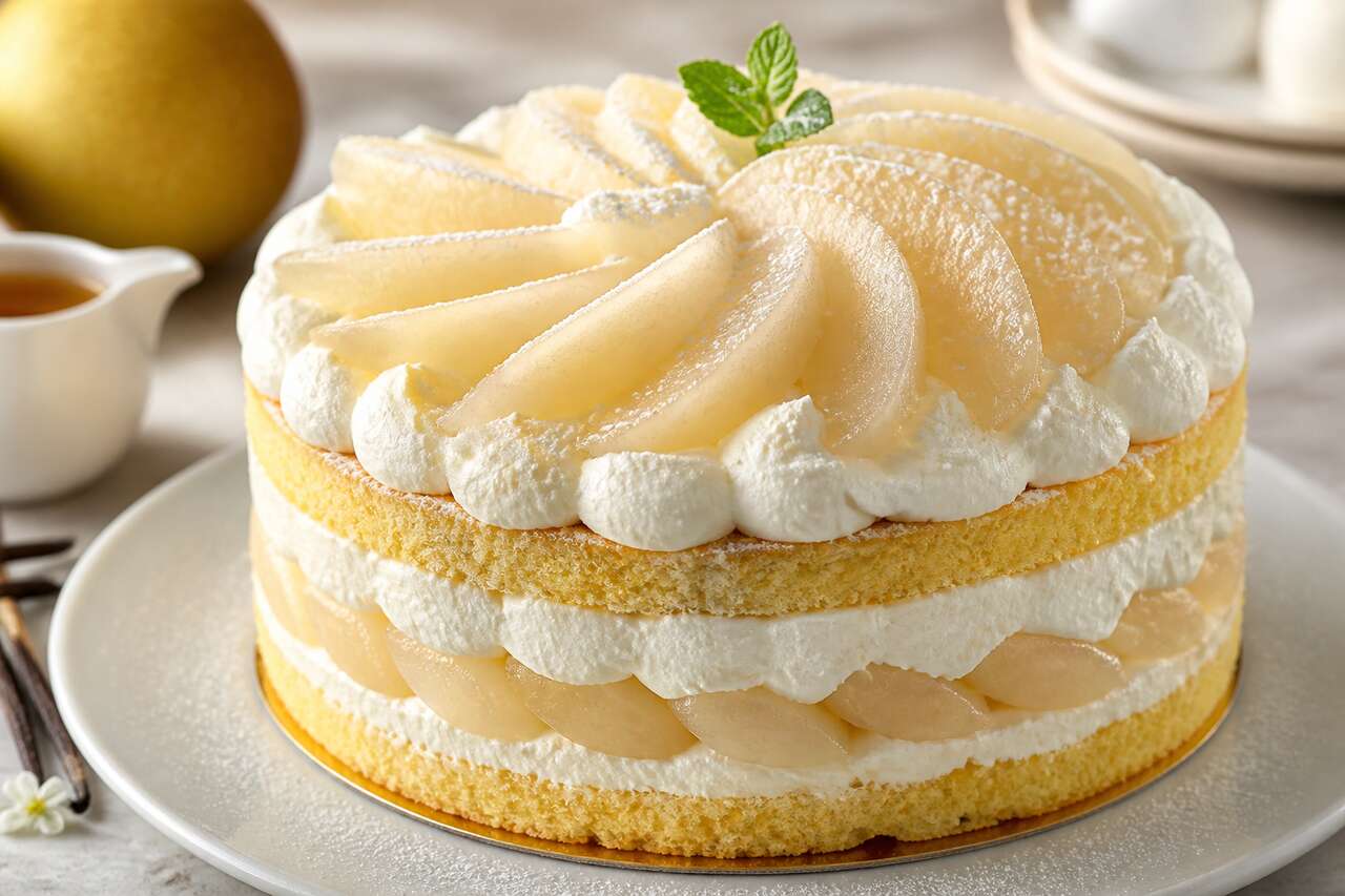 Recette du shortcake japonais à la poire