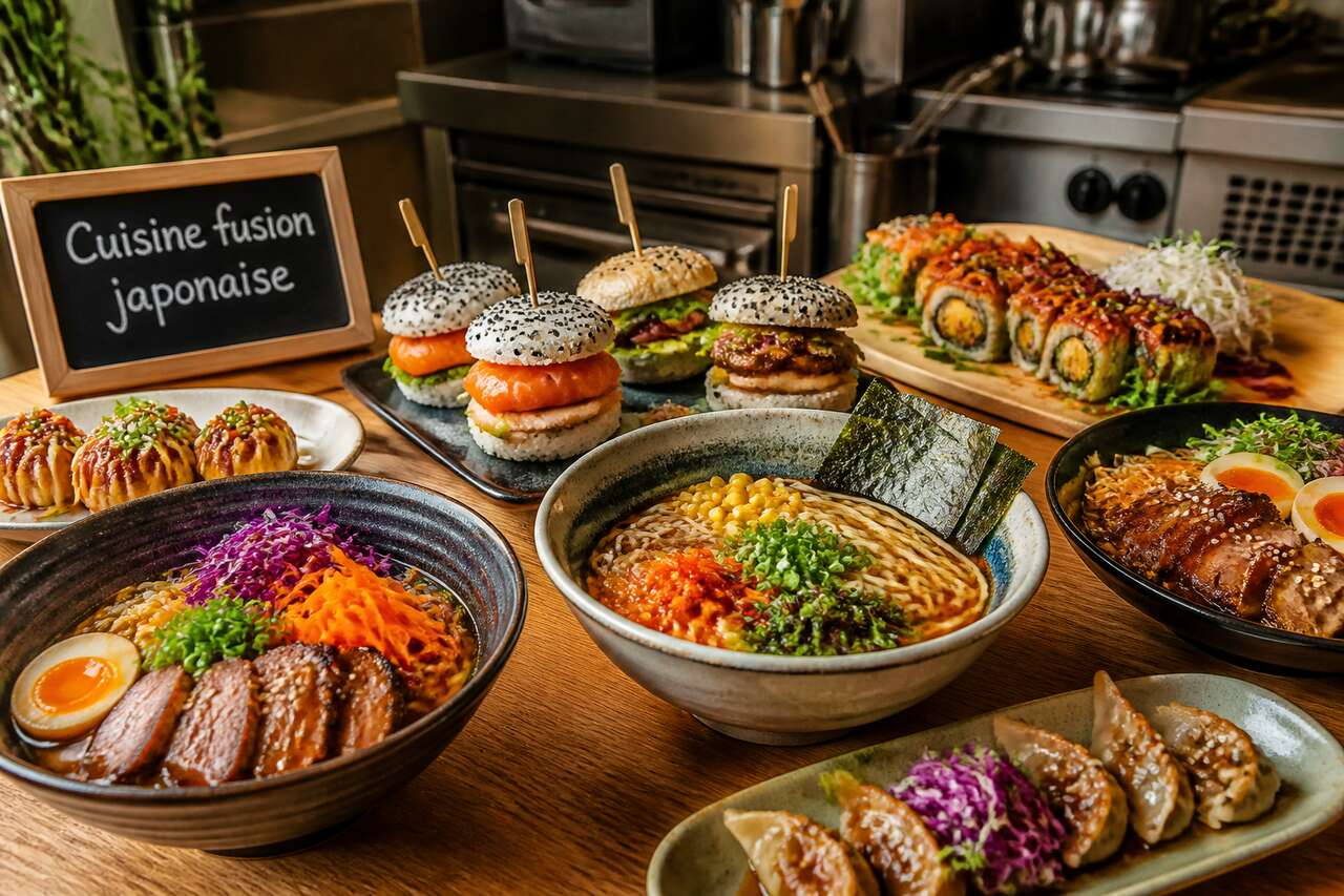 Exemples emblématiques : des plats yoshoku aux créations sushi-burger et ramen revisités Exemples emblématiques : des plats yoshoku aux créations sushi-burger et ramen revisités