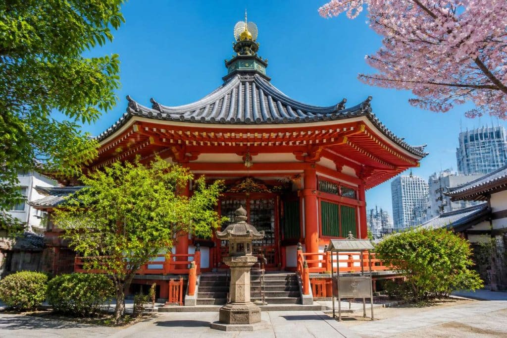 Le temple Dojima Yakushido à Osaka