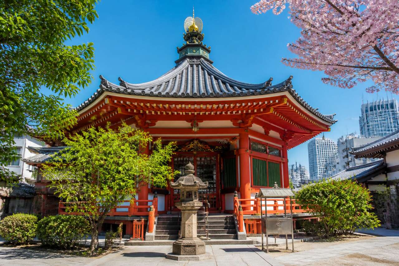 Le temple Dojima Yakushido à Osaka
