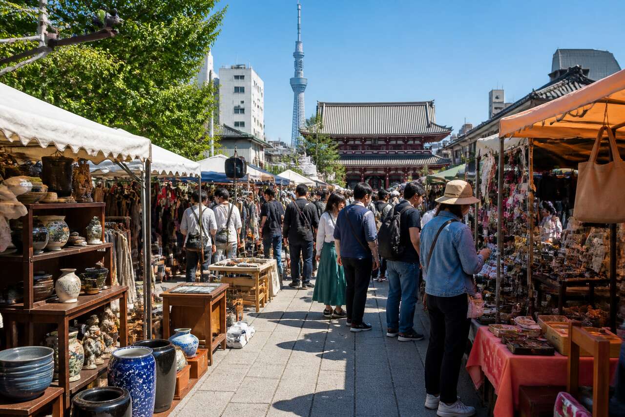 Les meilleurs marchés aux puces de Tokyo