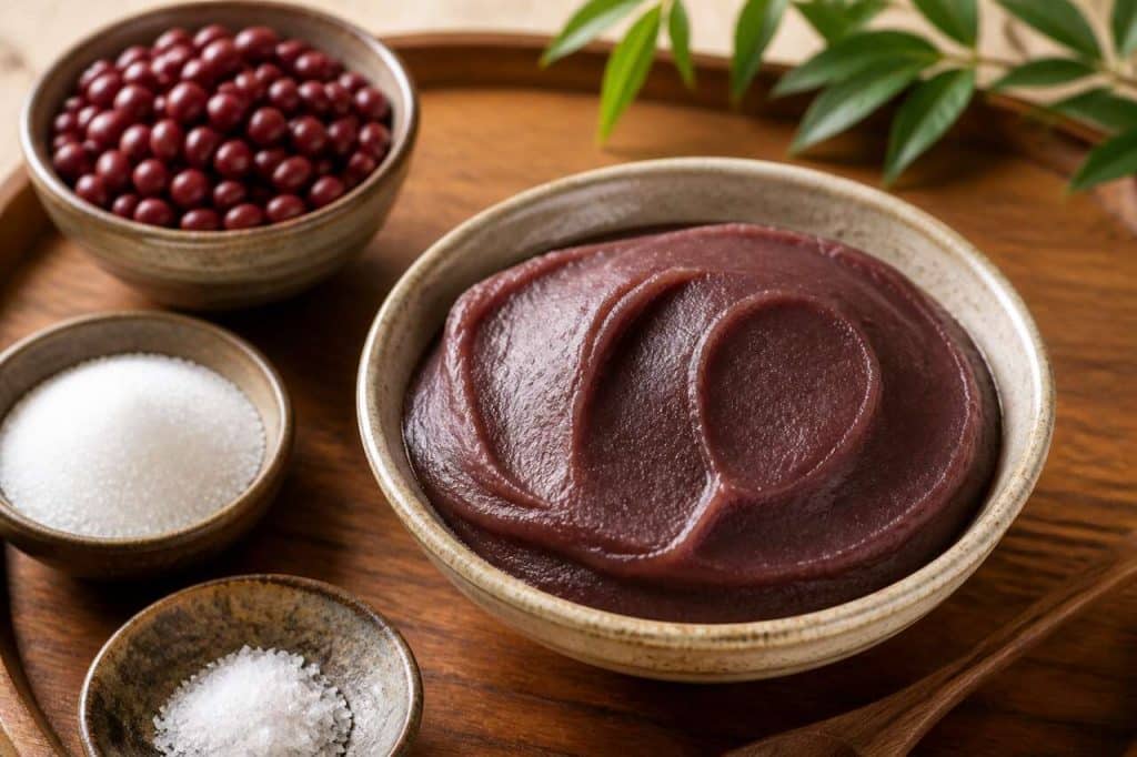 Recette d'Anko : pâte de haricots rouges sucrée japonaise