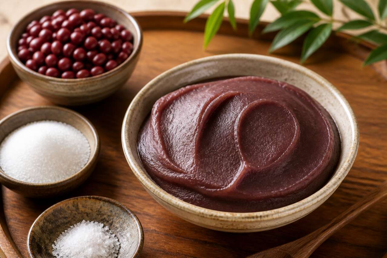 Recette d'Anko : pâte de haricots rouges sucrée japonaise