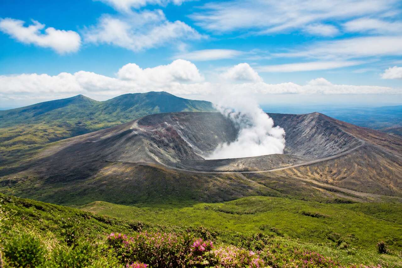 Mont Aso : le plus grand volcan actif du Japon à Kumamoto