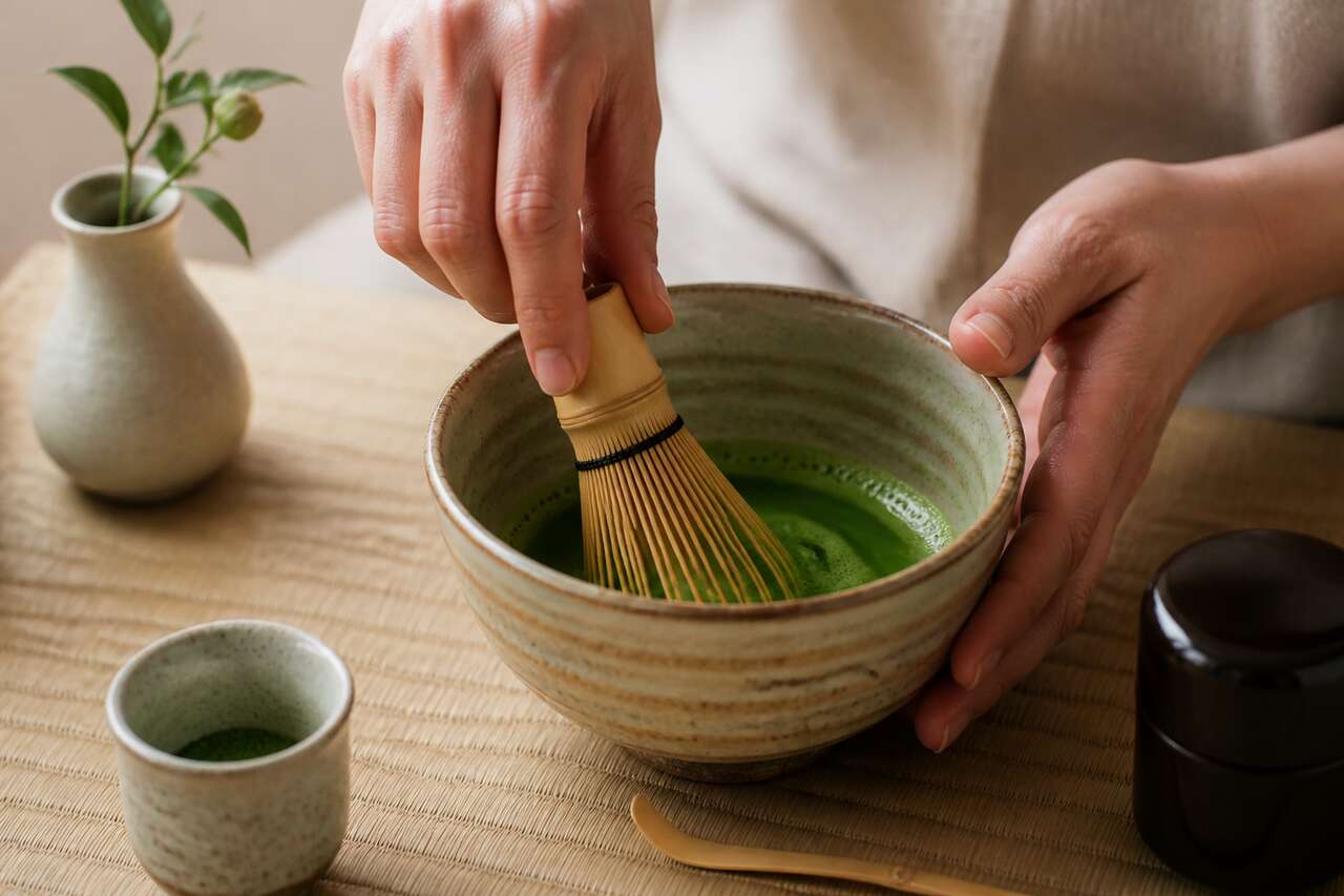 Ma&icirc;triser l&rsquo;eau et la mousse pour un matcha sans grumeaux