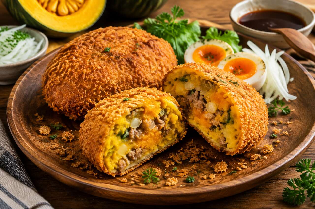 Recette de korokke au kabocha : le croquette japonaise au potiron