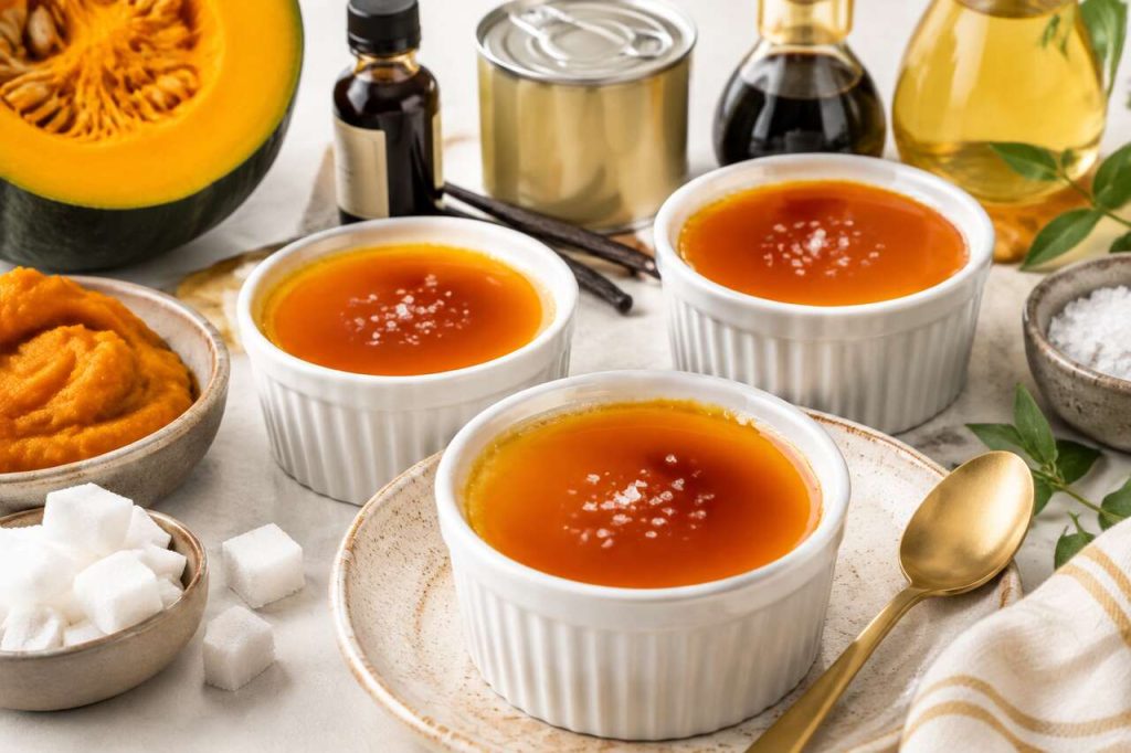 Recette de crème caramel au kabocha : un dessert japonais fondant