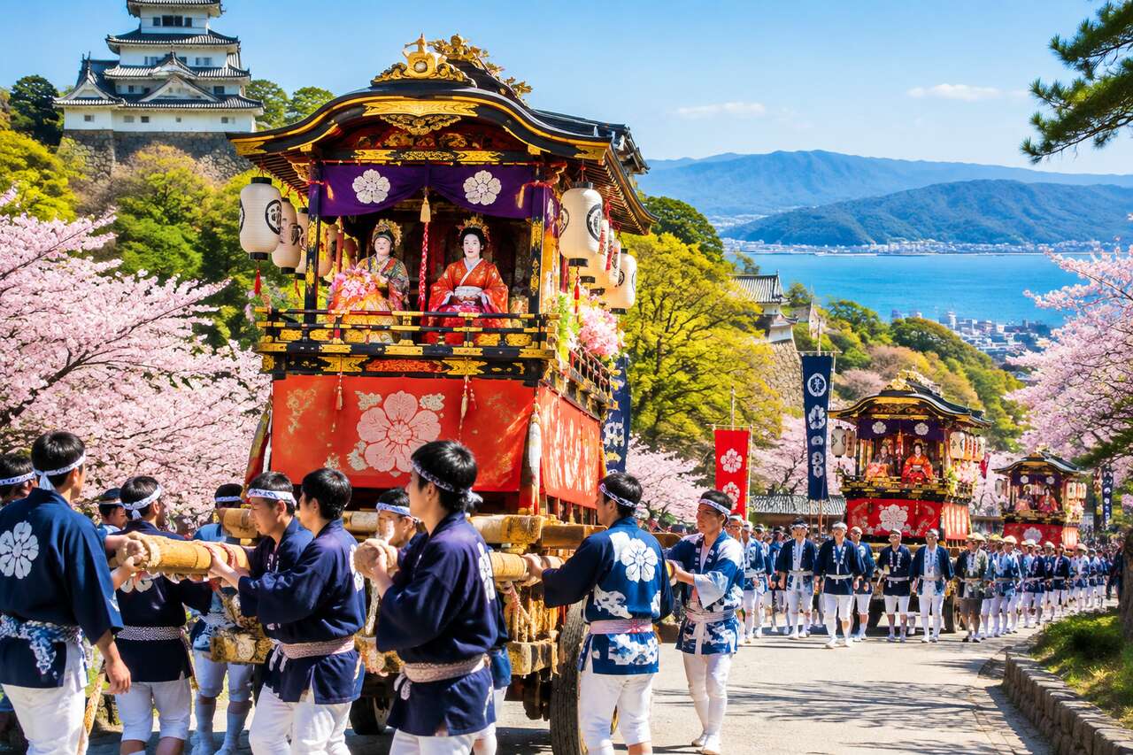 Sanuki Tohoyama Chosa Matsuri : le festival traditionnel de Takamatsu