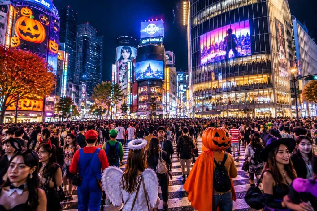 Halloween à Tokyo : la fête incontournable pour les adultes