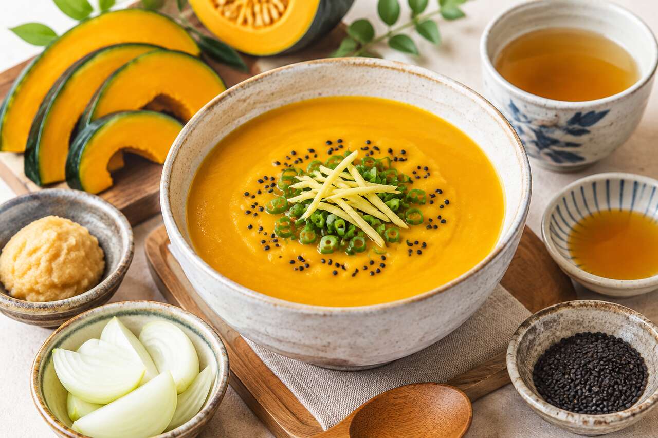 Recette de soupe de kabocha japonaise