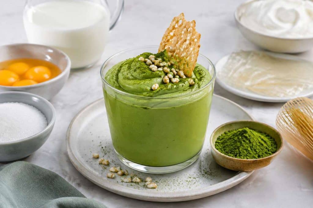 Recette de mousse au matcha japonaise