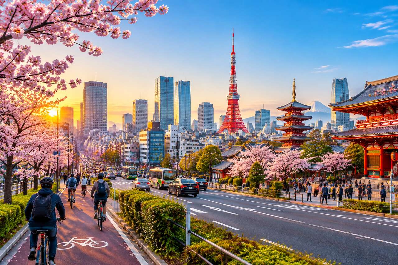Tokyo à vélo : découvrir la capitale japonaise en deux roues