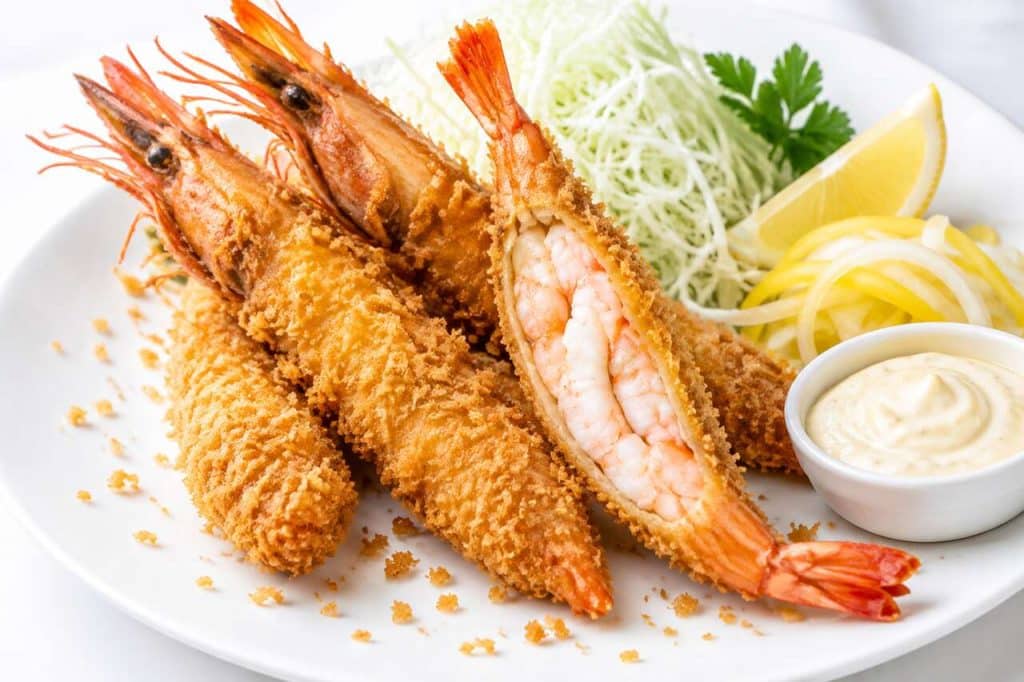 Recette Ebi Fry : crevettes panées japonaises
