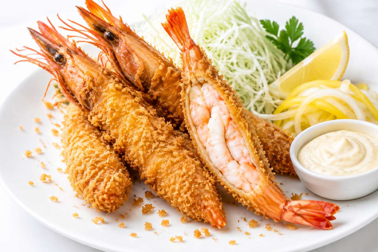 Recette Ebi Fry : crevettes panées japonaises