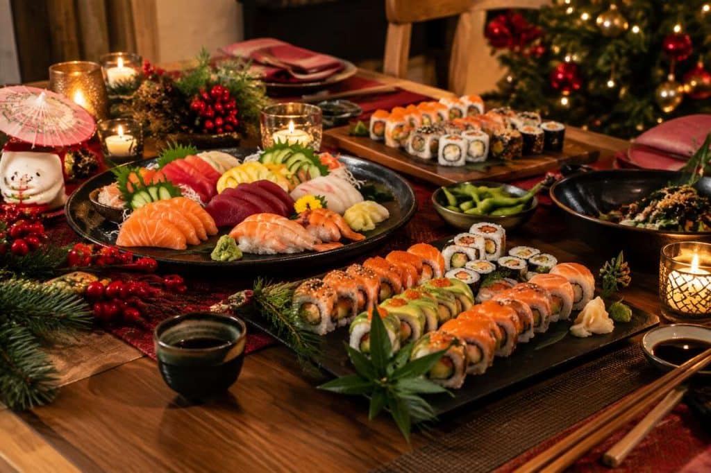 Repas de Noël original : optez pour les sushis
