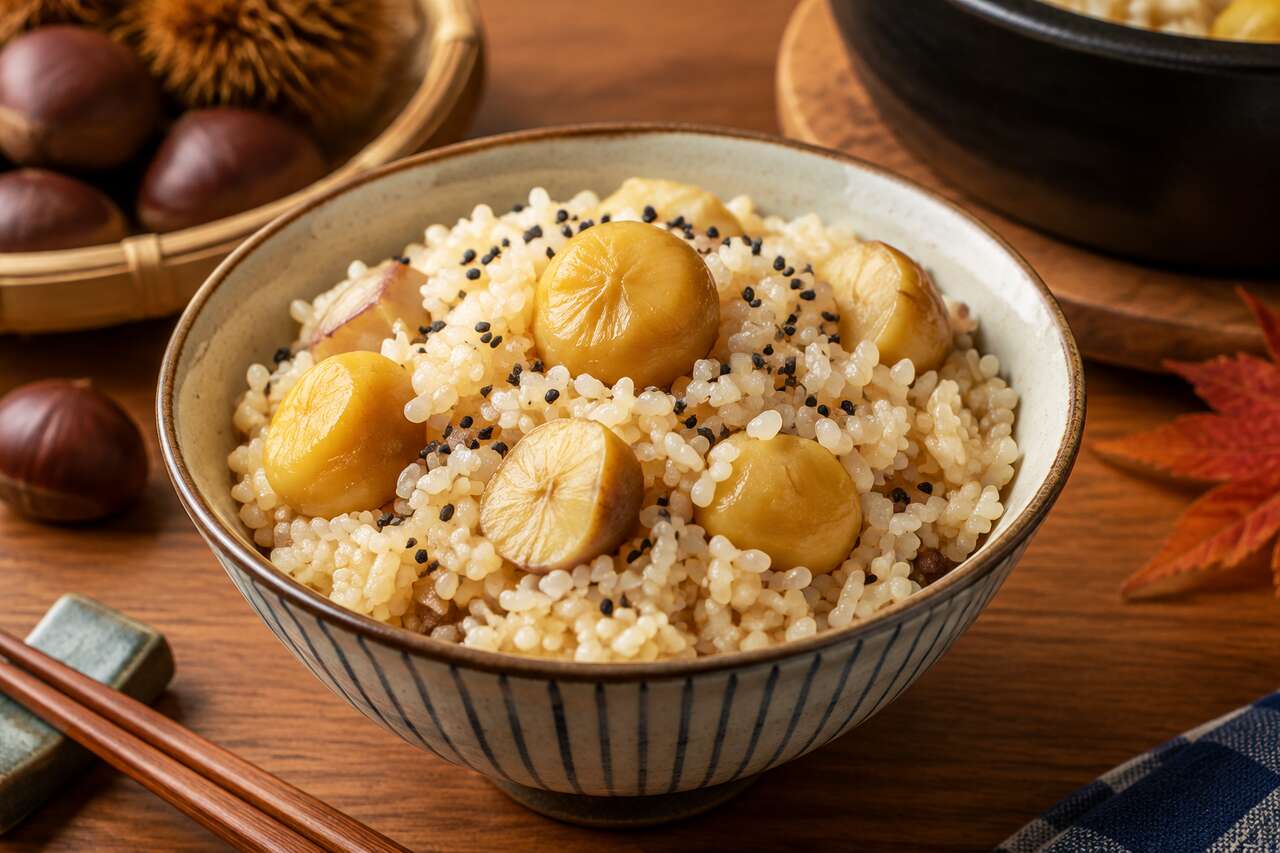 Recette kuri gohan : riz japonais aux châtaignes