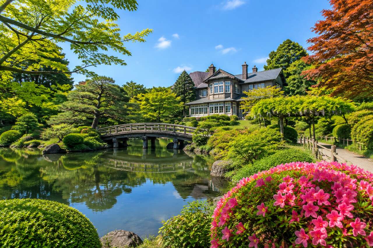 Jardin de Kyu Furukawa à Tokyo : un écrin de verdure à découvrir