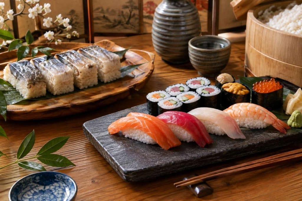 Les origines du sushi : histoire et évolution d'un plat japonais emblématique