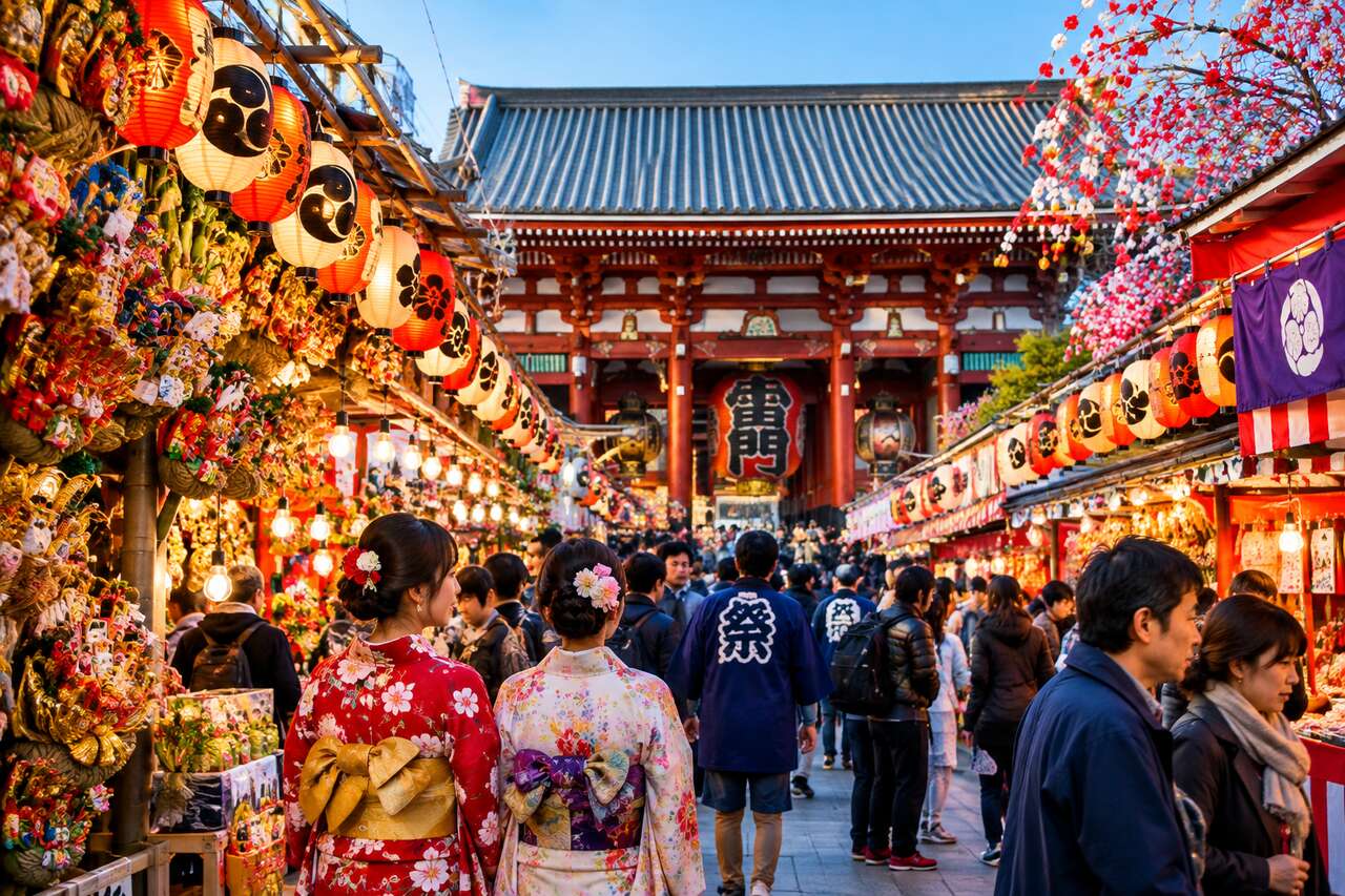 Tori no Ichi : le festival d'Asakusa à Tokyo