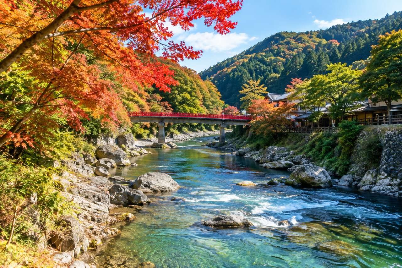 Les gorges de Korankei à Nagoya