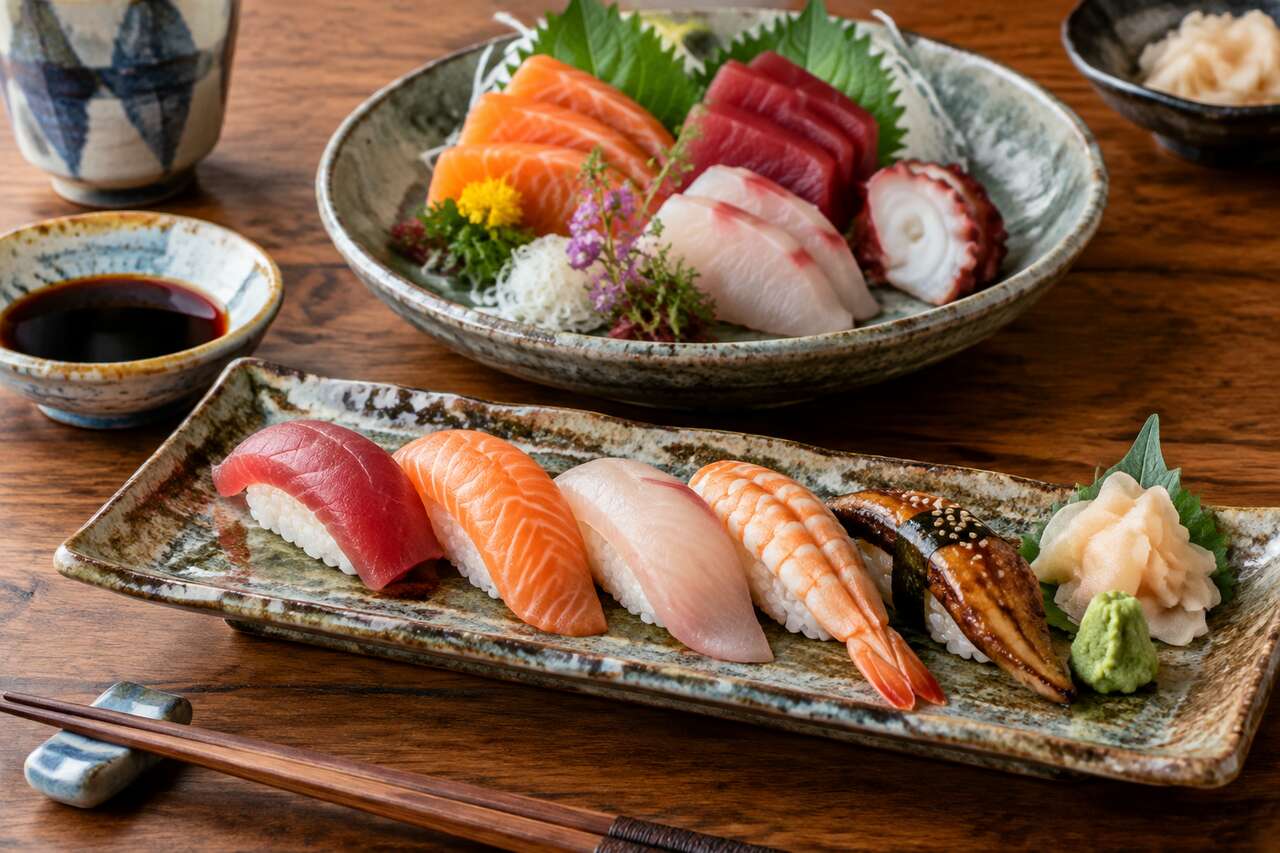 Sushi, sashimi: comprendre la différence et les principales pièces Sushi, sashimi: comprendre la différence et les principales pièces