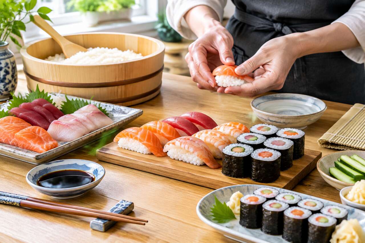 Faire des sushis à la maison: méthode et règles de sécurité pour le poisson cru Faire des sushis à la maison: méthode et règles de sécurité pour le poisson cru