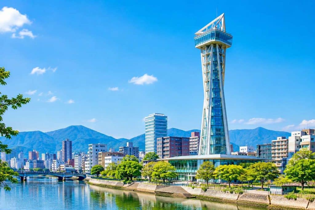 Orizuru Tower : la tour incontournable d'Hiroshima